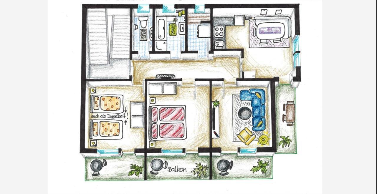 Angerpartments-Sonnige Grosse Wohnung Mit Balkon Und Kostenlosen Parkplatz Döbriach Exterior foto